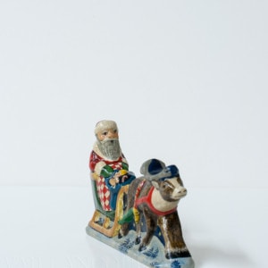 Santa in Sleigh with Reindeer