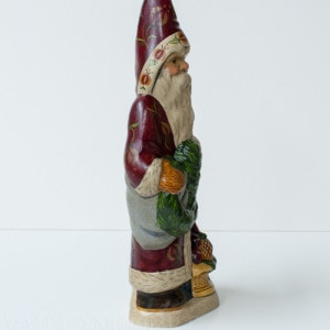 White Pine Garland Santa