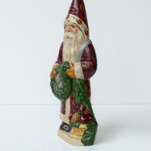 White Pine Garland Santa