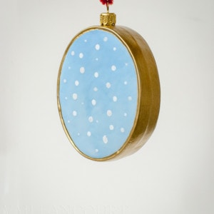 Santa with Snowman Disk