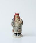 Small Grey Father Christmas with Tree