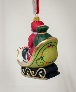 Santa in Custom Sleigh