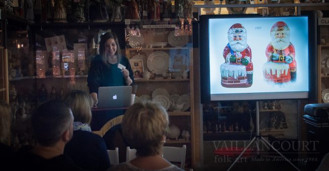 The 2015 Lecture Series is well underway for the 20th annual Collector's Weekend at Vaillancourt Folk Art in Sutton, MA