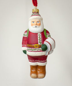 Red Santa with White Blanket