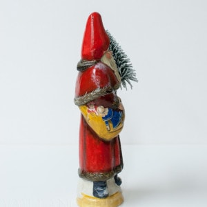 Christmas Santa in Red with Tree
