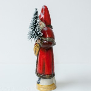 Christmas Santa in Red with Tree