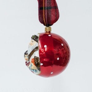 Jingle Balls™ Pearlized Santa with Girl