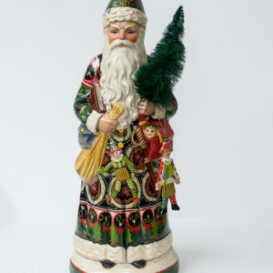 One of a Kind Father Christmas with Marionette
