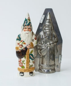 Floral Pysanka Father Christmas with Mould