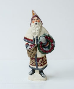 Father Christmas with Apple Wreath