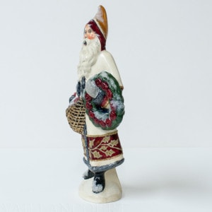 Father Christmas with Apple Wreath