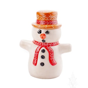 Snowman with Coal