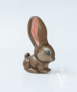 Rocking Bunny with Blue Eyes
