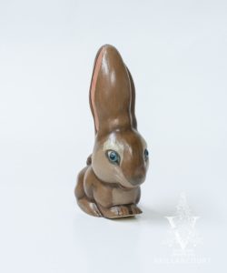 Rocking Bunny with Blue Eyes