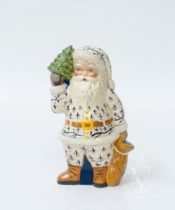 Fleur-de-lis Santa
