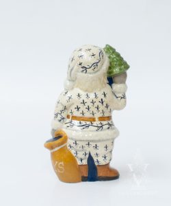Fleur-de-lis Santa
