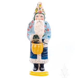 Nested Nantucket Basket Santa