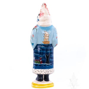 Nested Nantucket Basket Santa