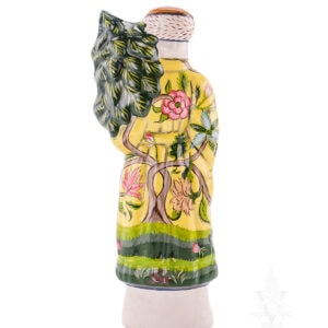 Yellow Needlework Santa