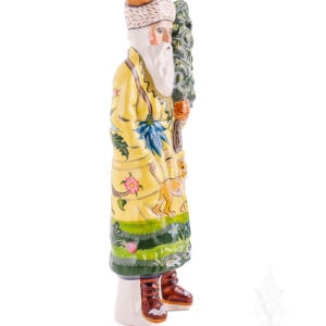Yellow Needlework Santa
