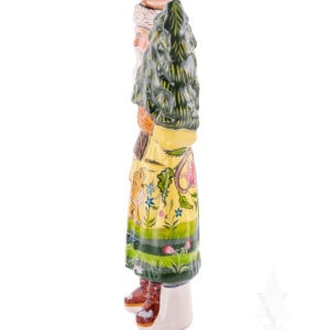 Yellow Needlework Santa