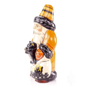 Halloween Santa with Cat and Pumpkin