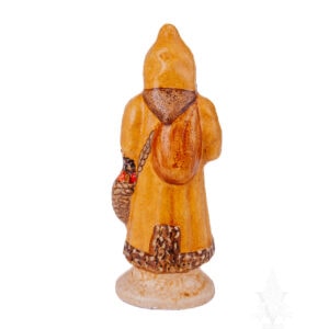 Yellow Father Christmas with Walnuts in Sack