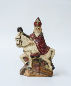 Dutch Saint Nicholas On Rooftop