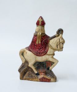 Dutch Saint Nicholas On Rooftop