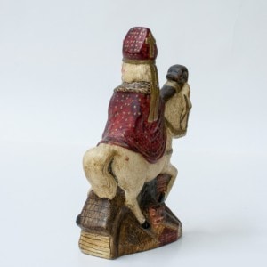 Dutch Saint Nicholas On Rooftop