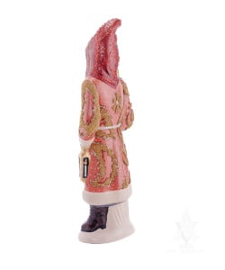 Santa in Peach Brocaded Coat