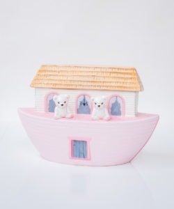 Pink Ark with Two Bears