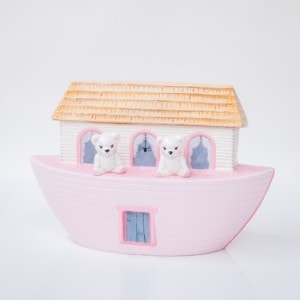 Pink Ark with Two Bears