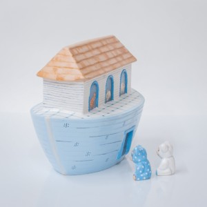 Blue Ark with Two Bears