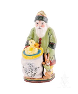 Easter Santa with Duck and Bunny
