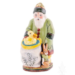 Easter Santa with Duck and Bunny
