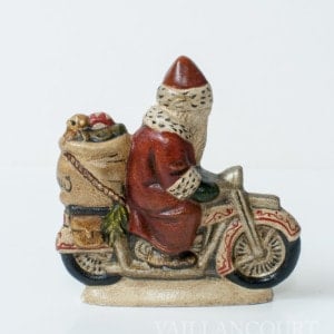 Santa on a Motorcycle