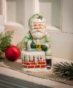 American Starlight Santa in Chimney