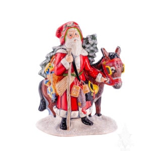 Santa with Christmas Donkey