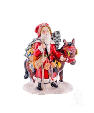 Santa with Christmas Donkey