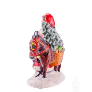 Santa with Christmas Donkey