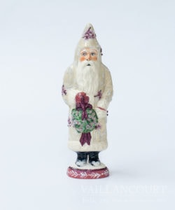 Santa with Peony Coat