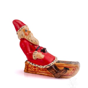 Santa on Snow King Sled