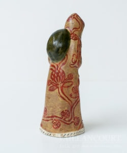 Hunched Father Christmas with Brocade Coat, Ltd.