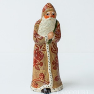 Hunched Father Christmas with Brocade Coat, Ltd.