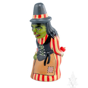Witch with Apple Behind Back