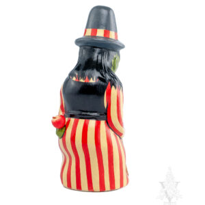 Witch with Apple Behind Back