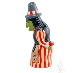 Witch with Apple Behind Back