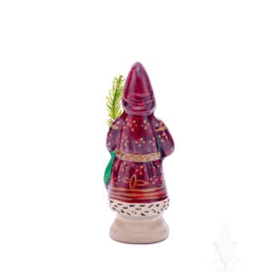 Miniature Father Christmas with Switches & Tree