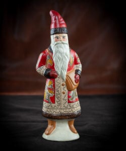 Floral Coat Santa